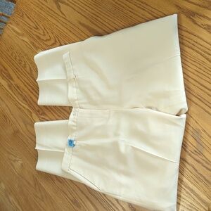 Pendleton 100% Virgin Wool Cream Trouser Ankle Pant Size 14